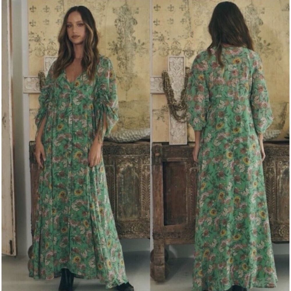 Free People Earthfolk Floral Green
Maxi Dress Size M - Picture 3 of 9